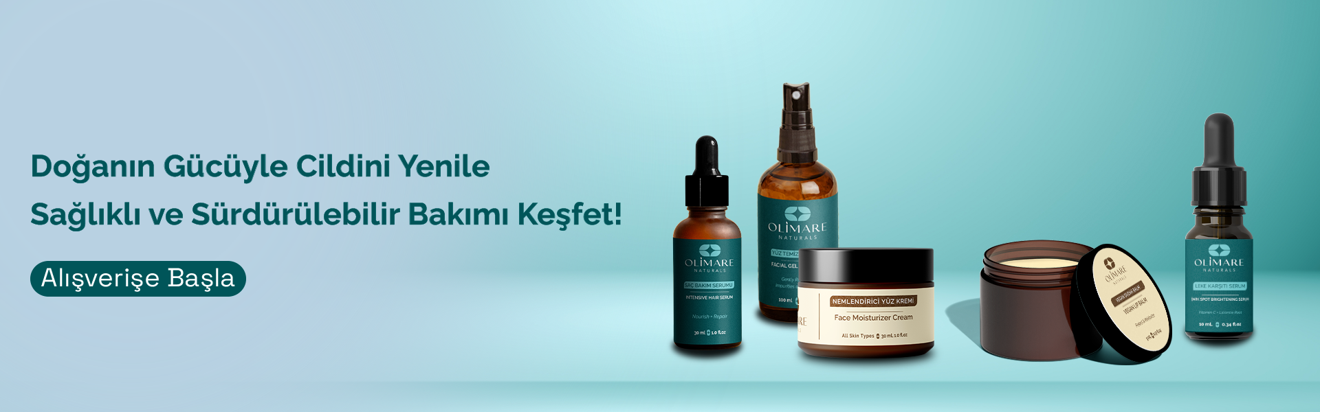 Olimare Naturals Doğal Cilt Bakım Ürünleri